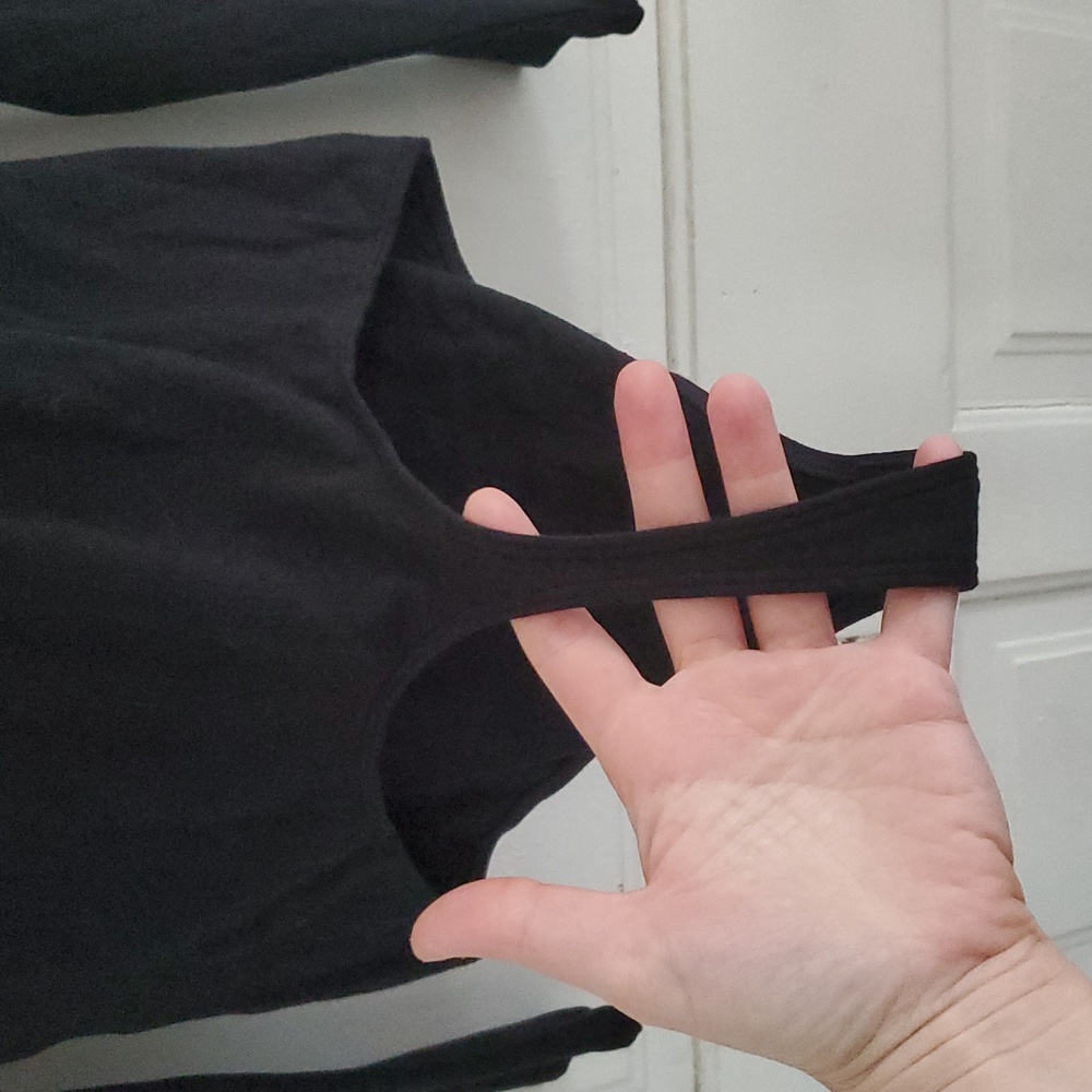 Banana Republic Black V Neck Bodysuit - Picture 6 of 7